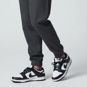 Nike Black and White Dunk Low Sneakers 10